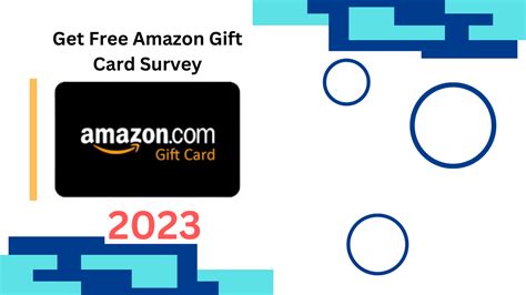 Get Free Amazon Gift Card Survey 2023