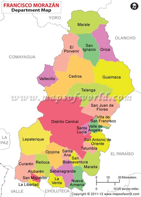 Maps Of Francisco Morazan Department Map Honduras Mapa Owje | The Best Porn Website