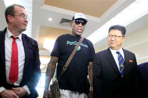 Dennis Rodman arrives in North Korea