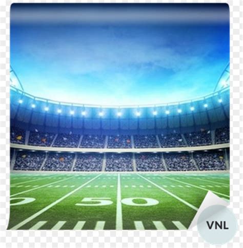 Vinyl Wall Mural Light Of American Stadium Easy Installation - American Football Stadium ...