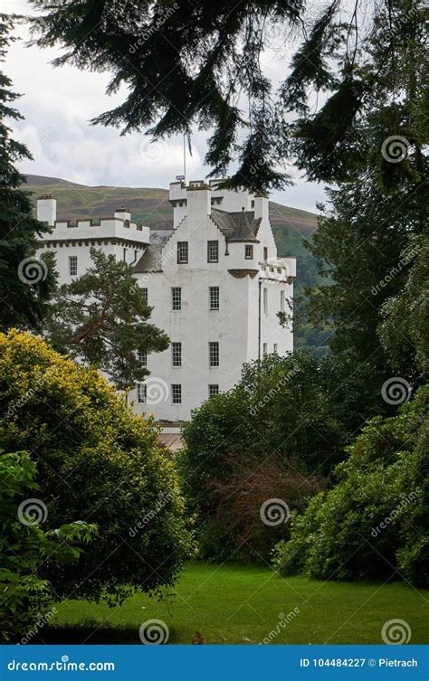 Perthshire, UK - 20 August 2016 : Blair Atholl Castle in Perthsire, Former Residence of Duke of ...