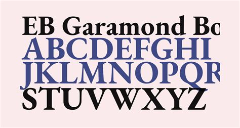 EB Garamond Bold free Font - What Font Is