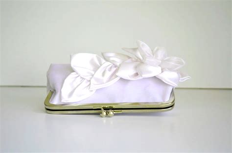 Bridal Wedding Clutch, White Purse Bridal Accessories, Bridesmaids ...