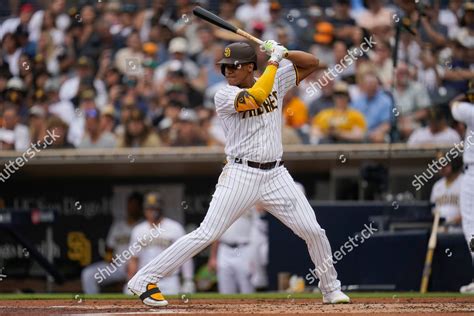 San Diego Padres Juan Soto Batting Editorial Stock Photo - Stock Image ...