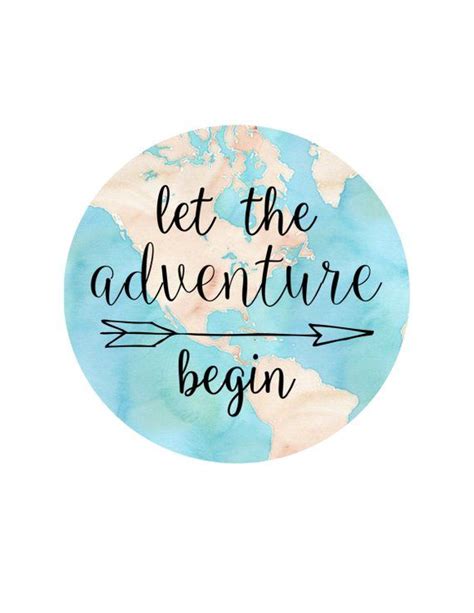 Let the Adventure Begin Poster Graphic Design Word Art - Etsy New Zealand | Graphic design word ...