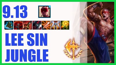 Lee Sin Jungle Ranked Challenger Build 9.13 - KR Challenger