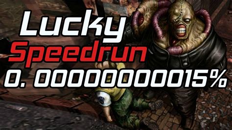 How Lucky is the Resident Evil 3 Speedrun World Record - YouTube