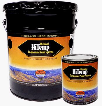 812 Series Pot Belly Black High Heat Paint - Highland International