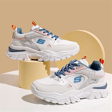 Fashion Korean trending Skechers lowcut rubbershoes sneakers for women | Shopee Philippines