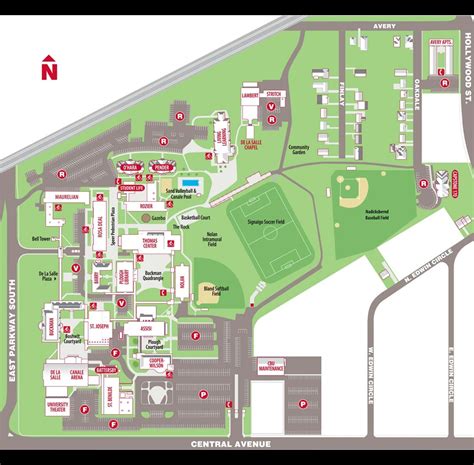 Christian Brothers University - Campus Map