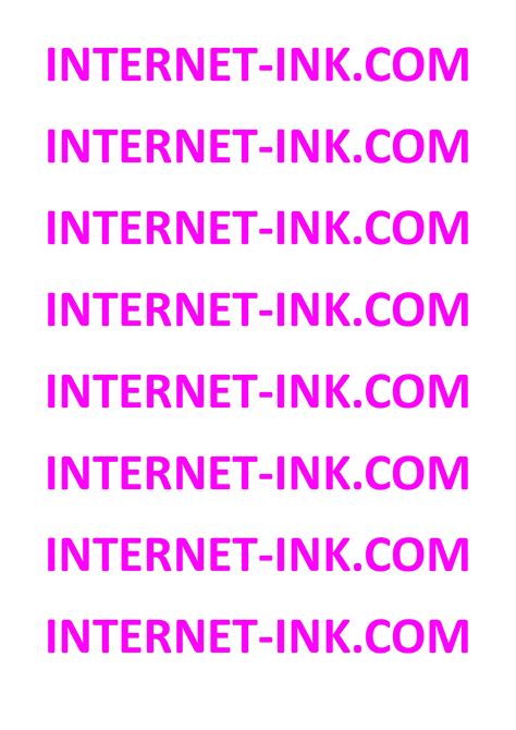 Unblock Magenta Ink Cartridges & Test Page | Internet Ink