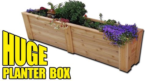 How to Build a Planter Box - Free Plans! - YouTube