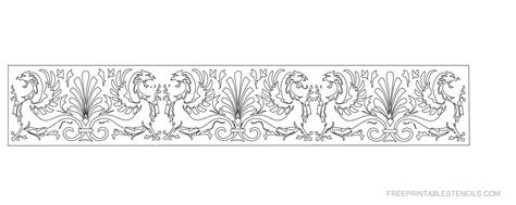 11 Free Printable Floral Border Stencils