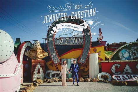 Neon Museum Wedding | Jennifer + Christian | Las Vegas, NV