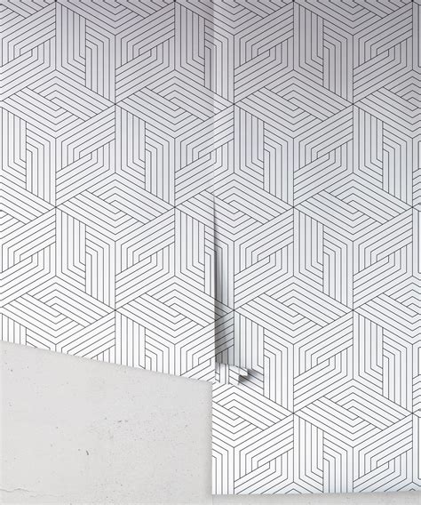 Geometric Illusions • Simple, Modern Wallpaper • Milton & King