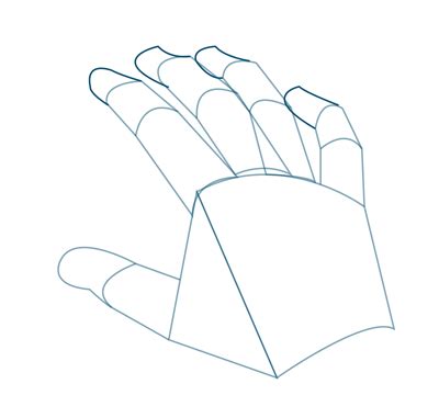 Drawing Hands with Basic Shapes- 12 Hands | How to draw hands, Drawings, Human figure drawing