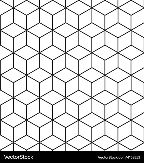 Seamless geometric pattern background design Vector Image