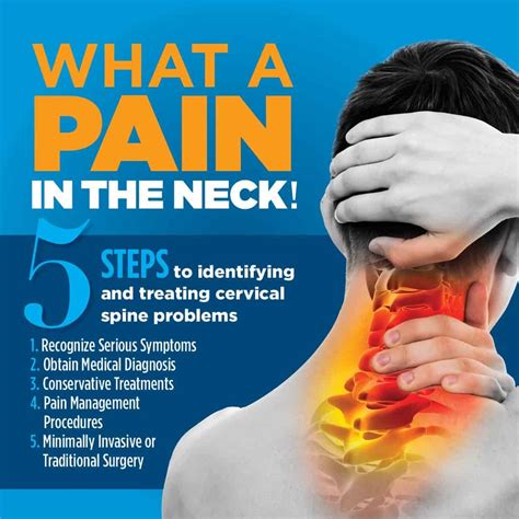 Neck Pain Causes and Treatment Infographic - Neurosurgery One