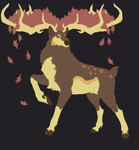 Sawsbuck Lineless by SargassosArt on DeviantArt