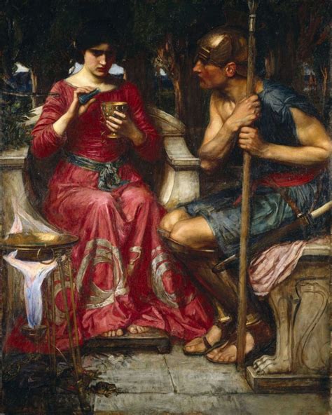 Jason And Medea, Painted By John William Waterhouse (1849–1917) - The ...