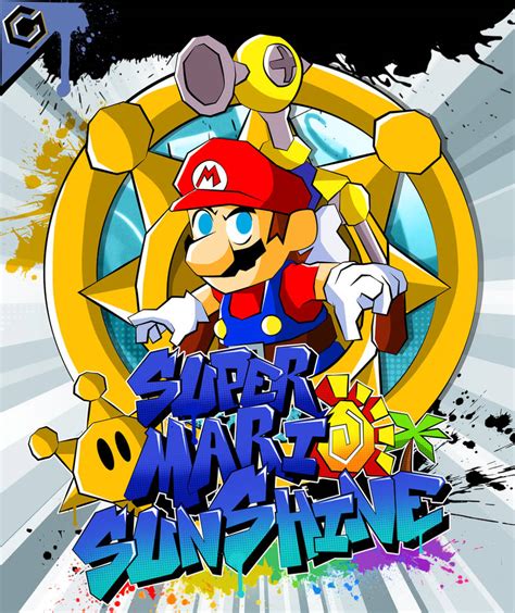 Super Mario Sunshine box art by xeternalflamebryx on DeviantArt