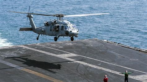 US Navy helicopter crashes off the San Diego coast. 5 crew members are ...