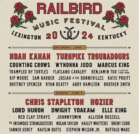 BEST Railbird Music Festival 2024 Tickets! Lexington, KY