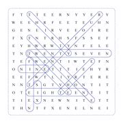 Math Word Search Puzzles in which you need to calculate the clue words, covering all basic math ...