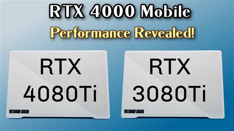 RTX 4000 vs RTX 3000 Mobile - Performance is REVEALED!! - YouTube