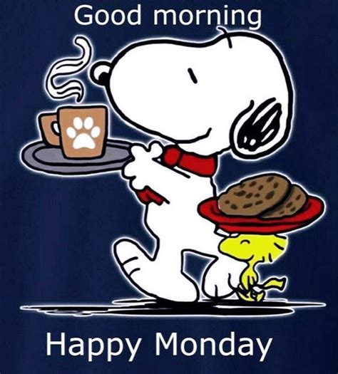 Good morning! Happy Monday!! ☕♥️…” | Good morning snoopy, Snoopy funny ...