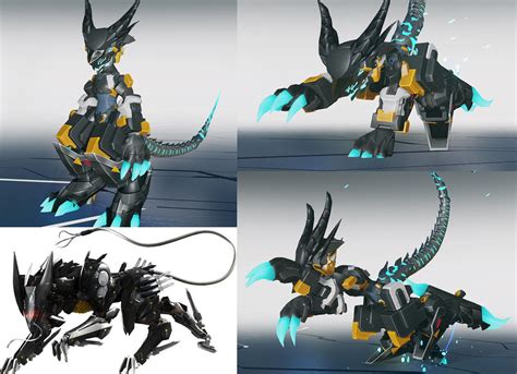 My chibi blade wolf/dragon inspired cast : r/PSO2NGS