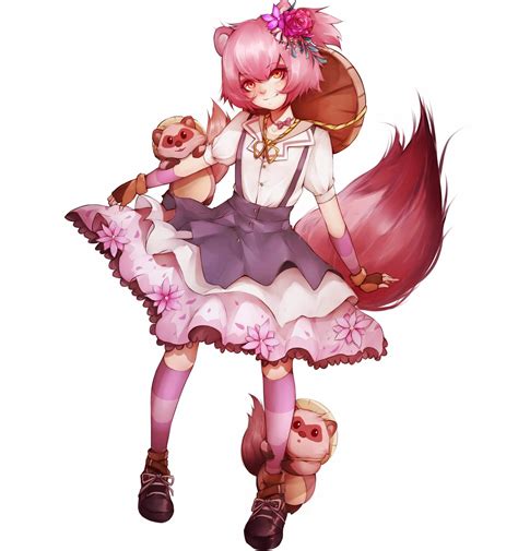 ArtStation - Tanuki Girl design