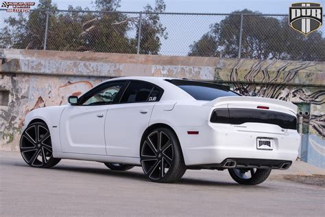 Dodge Charger Dub Directa S133 Black & Milled 24 X 10