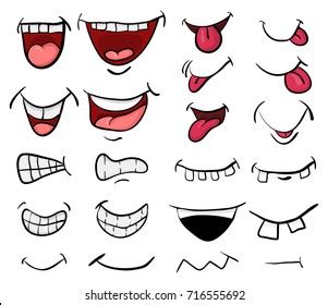 Cartoon Mouth Icons Set Vector Symbol Stock Vector (Royalty Free) 1032454078 | Shutterstock