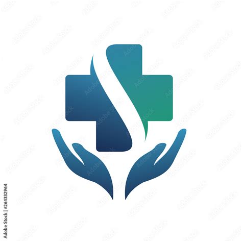 Hospital, Clinic Logo Vector Stock Vector | Adobe Stock