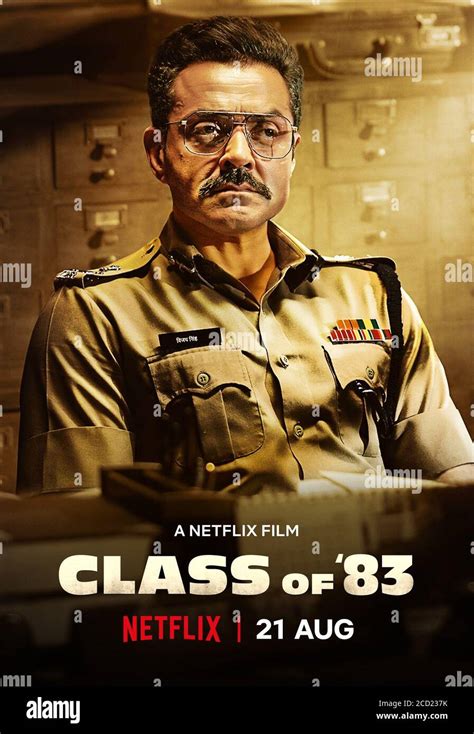 CLASS OF 83, (aka CLASS OF 83), poster, Bobby Deol, 2020. © Netflix ...