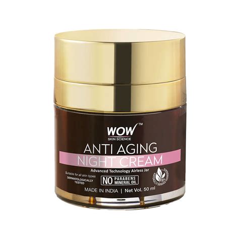 WOW Skin Science Anti Aging Night Cream: Buy WOW Skin Science Anti Aging Night Cream Online at ...