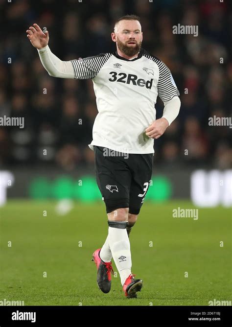 Derby County's Wayne Rooney Stock Photo - Alamy