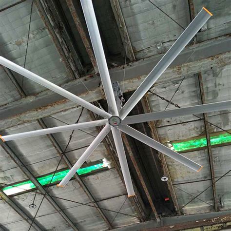 8 Blade Warehouse Ceiling Fans 4.2m Big Diameter Farm Style Ceiling Fans