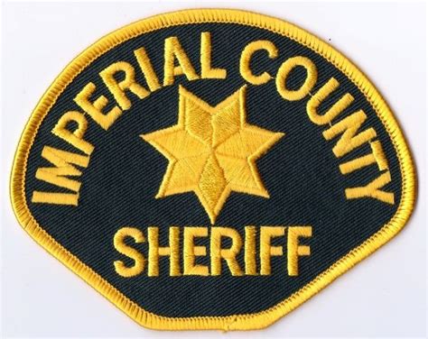 Imperial county Sheriff Calif | Police patches, Imperial county ...