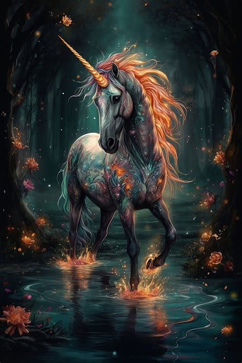 Wall Art Print Magical Unicorn | Gifts & Merchandise | Europosters