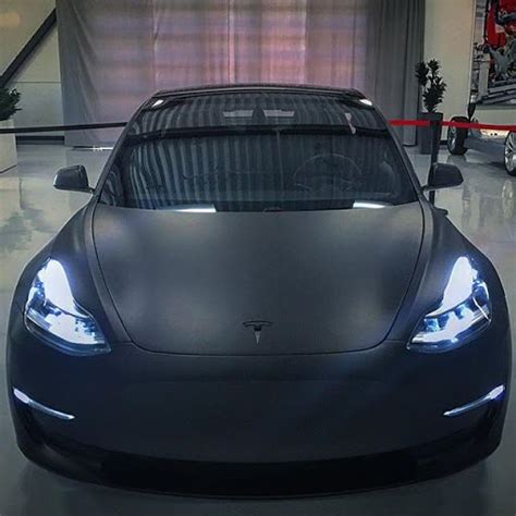 New photos of Tesla's Black Matte Model 3 are jaw-dropping