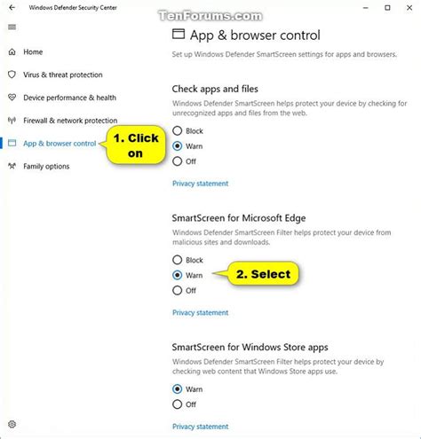 How To Enable Disable Windows Defender Smartscreen In Microsoft Edge ...