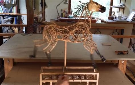 This Moving Wooden Horse Sculpture is Mesmerizing | HORSE NATION
