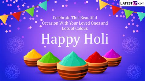 Holi 2023 Wishes & WhatsApp Status Video: Images, HD Wallpapers, Quotes, Greetings, Messages and ...