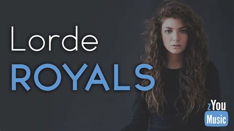 Lorde - Royals Lyrics (HD 1080p) - YouTube