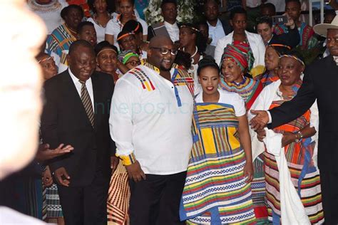 Foes unite as Mbabazi gives away niece to Andile Ramaphosa - Nile Post