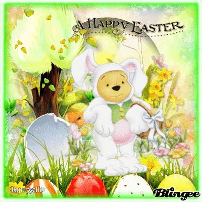 Winnie Pooh Easter Picture #132169034 | Blingee.com