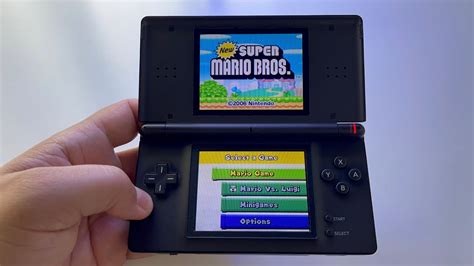 New Super Mario Bros | Nintendo DS Lite handheld gameplay - YouTube