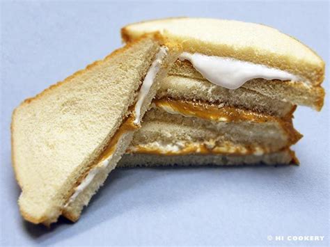 Fluffernutter - Peanut Butter and Marshmallow Creme Sandwich